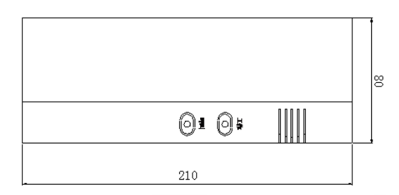 利達(dá)HY5716B總線消防電話分機(jī)結(jié)構(gòu)示意